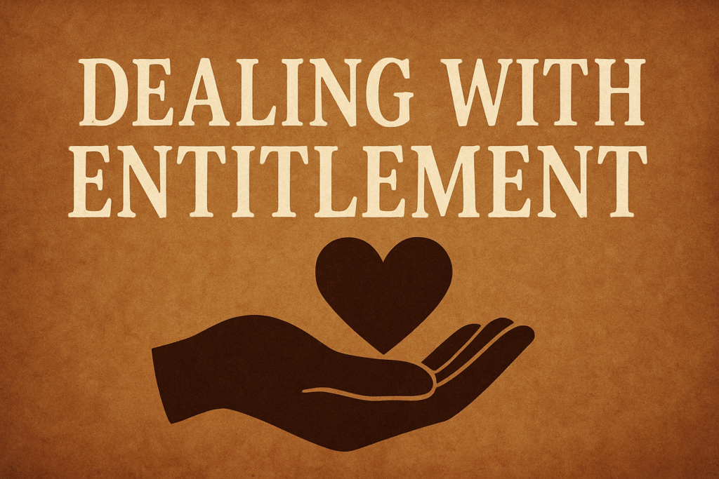 When Entitlement Darkens the Heart: A Reflection on Gratitude, Giving, and Human Grace